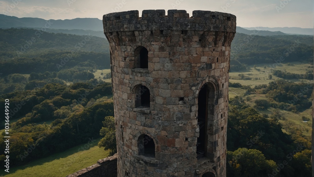 The archer tower serves as a backdrop for romantic moments The archer tower serves as a backdrop for romantic moments