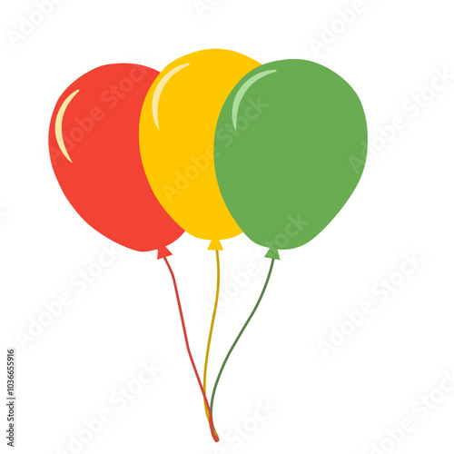 Colorful balloon illustration