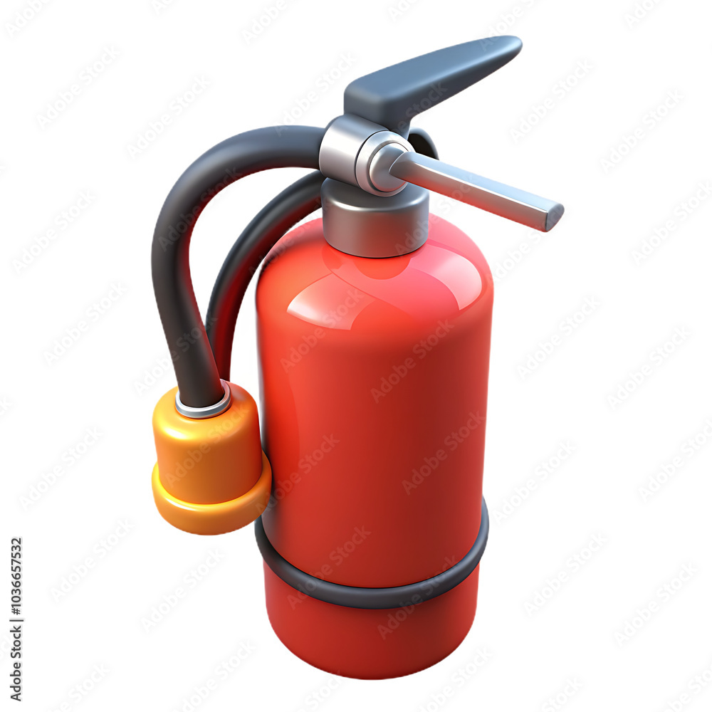 3D Fire Extinguisher Icon 3D Fire Extinguisher Icon