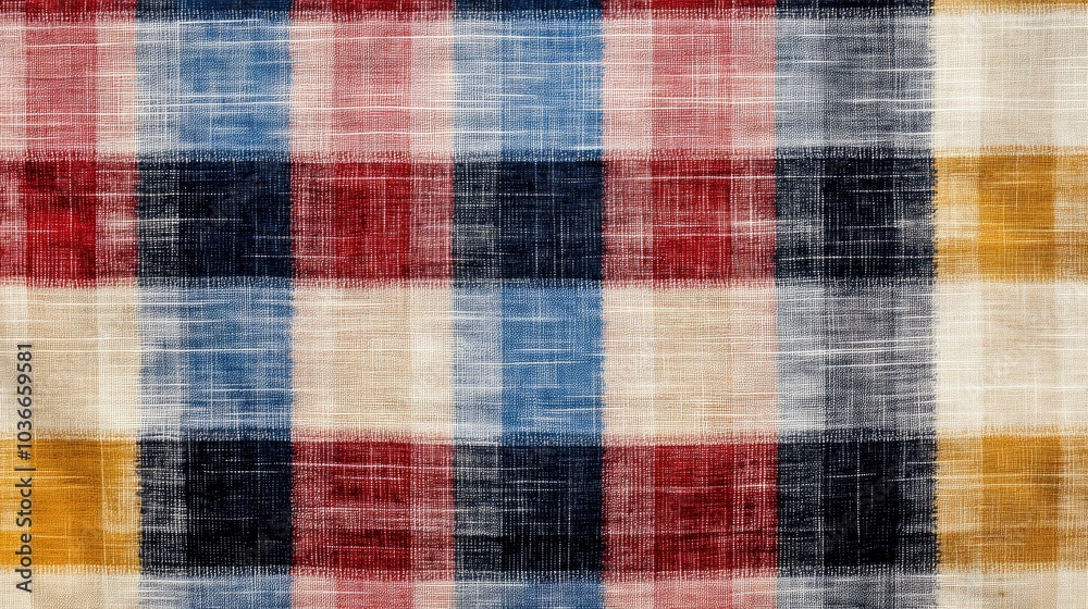 Classic woven fabric. Classic checkerboard design in different color tones. Patterned fabric background. Classic woven fabric. Classic checkerboard design in different color tones. Patterned fabric background.