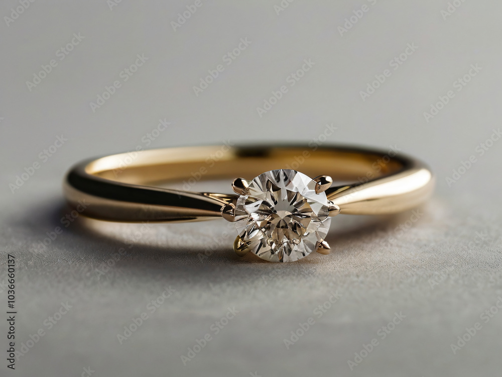Diamond-studded wedding ring in a classic design. Diamond-studded wedding ring in a classic design.