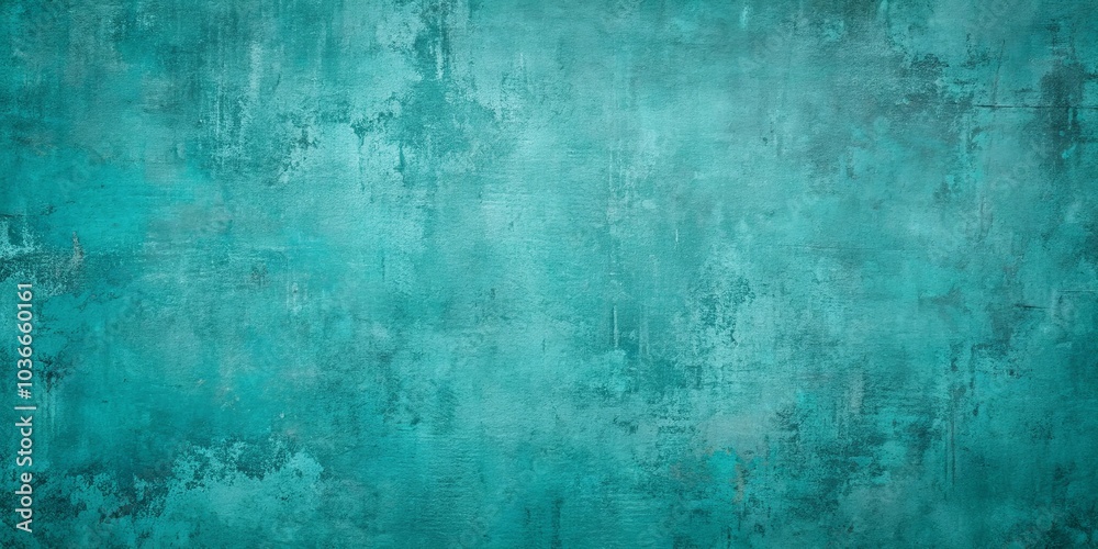 Fototapeta premium Abstract Textured Teal Surface with Subtle Shading and Subtle Variations