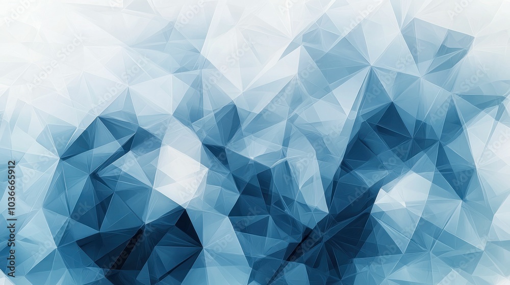 A modern abstract artwork featuring a geometric pattern composed of blue shades and transparent shapes, creating a beautiful textural effect. A modern abstract artwork featuring a geometric pattern composed of blue shades and transparent shapes, creating a beautiful textural effect.