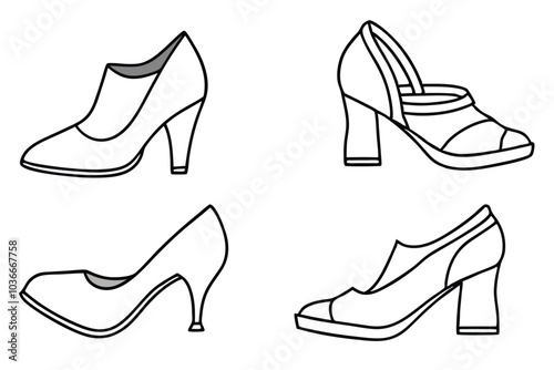 different type of heels