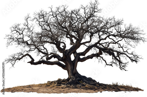 creepy dead tree isolated png