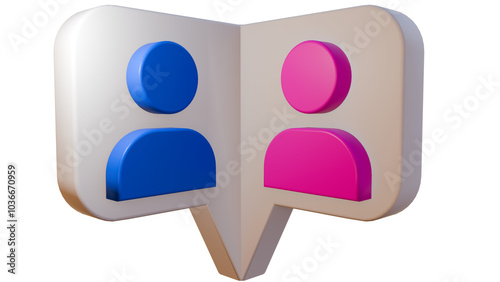 Conversation Symbol. Dialogue and human interaction in work and life. conversation concept