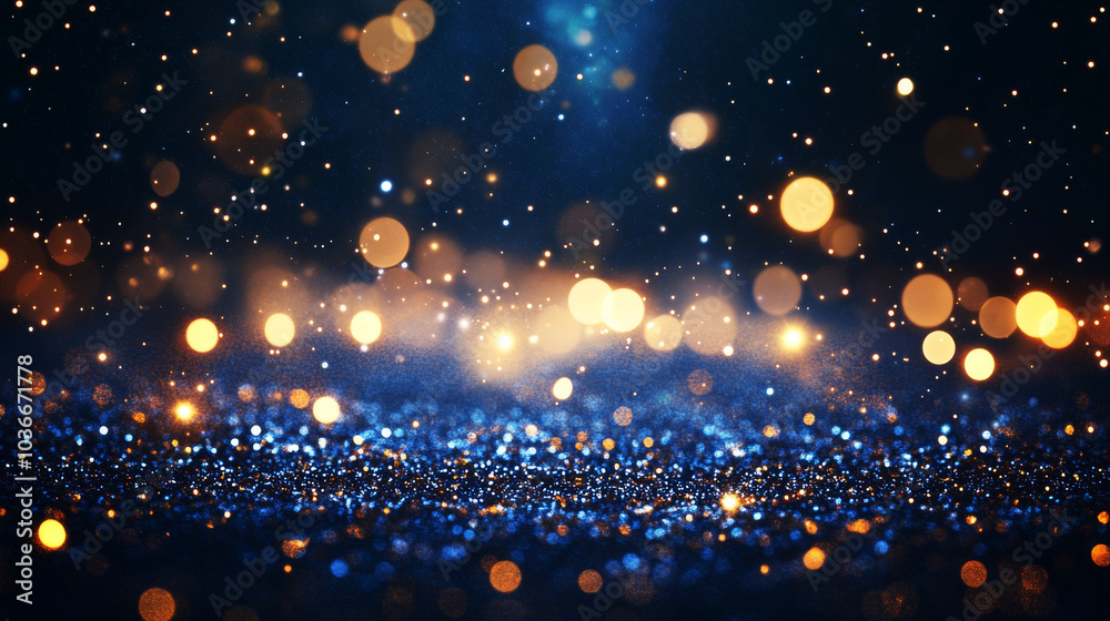 particles abstract bokeh background with shining floor stars dust. Celebration futuristic glittering in space with background for party or Festival holiday particles abstract bokeh background with shining floor stars dust. Celebration futuristic glittering in space with background for party or Festival holiday