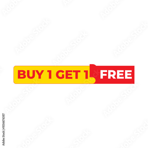 buy 1 get 1 free label design template