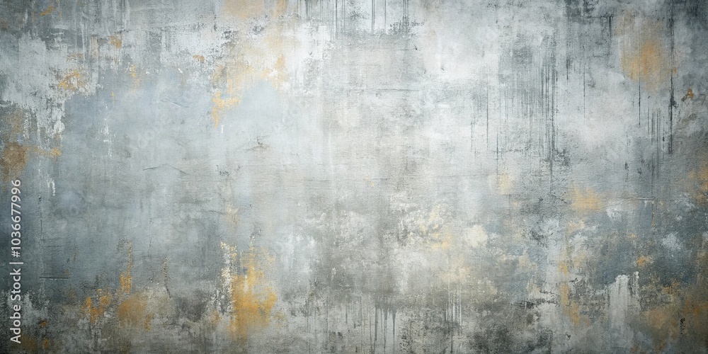 Fototapeta premium Subtle Hues of Gold on a Weathered Surface, a Textural Blend of Time and Paint