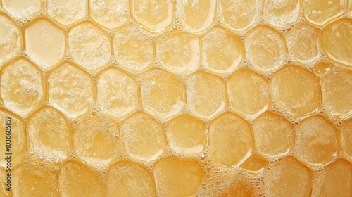 Golden Honeycomb Texture Abstract Background for Design and Pattern