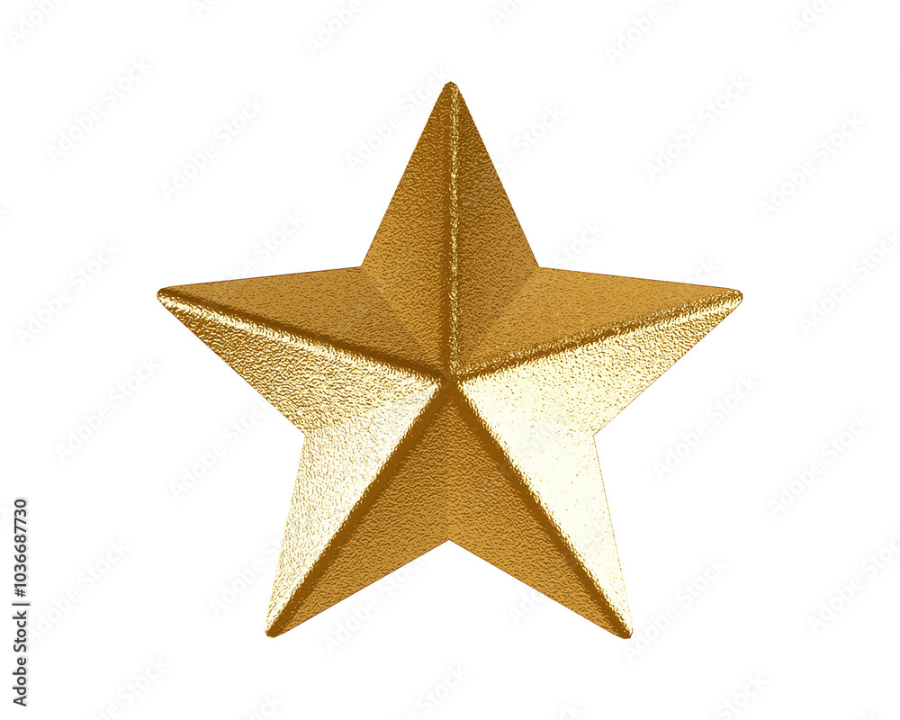 golden star isolated on white background golden star isolated on white background