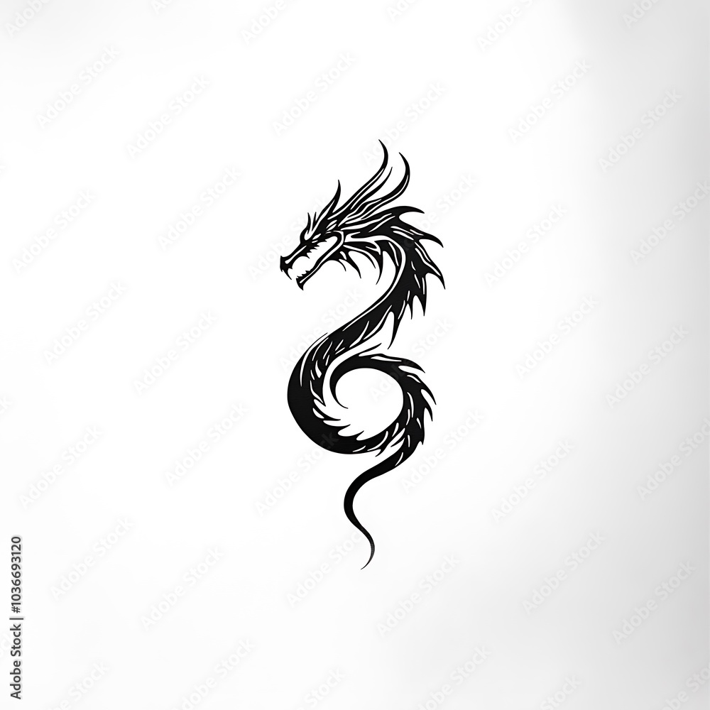 A black and white illustration of a dragon with intricate details, set against a white background. A black and white illustration of a dragon with intricate details, set against a white background.