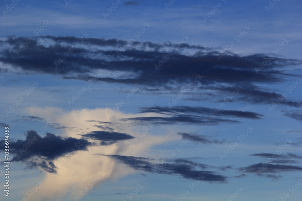 blue sky with clouds in island in the sea blue sky with clouds in island in the sea