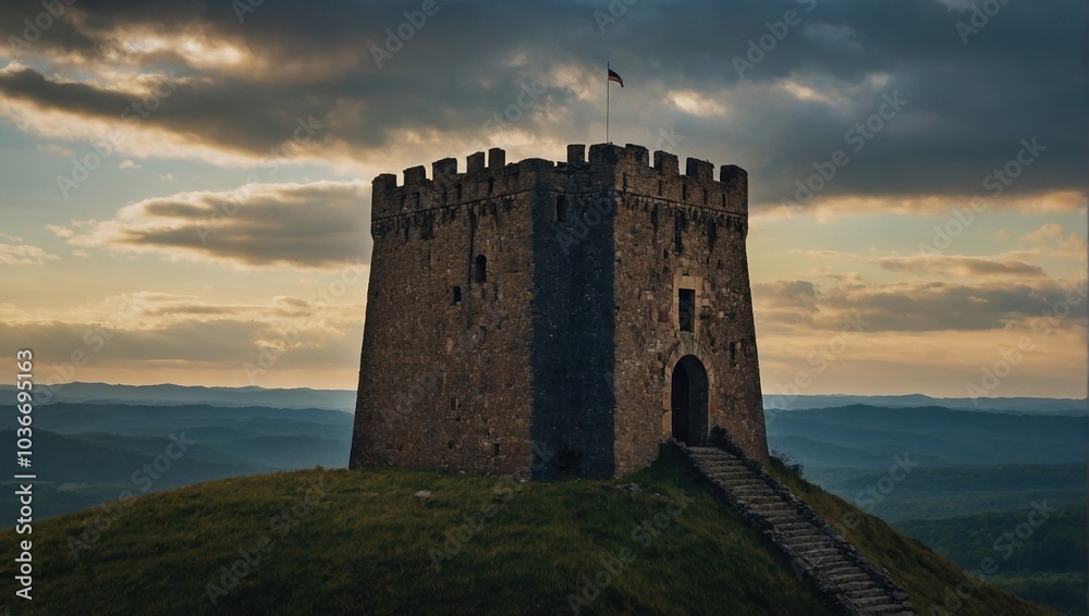 The archer tower serves as a historical guide for all who enter The archer tower serves as a historical guide for all who enter