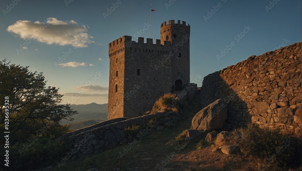 The archer tower serves as a historical guide for visitors The archer tower serves as a historical guide for visitors
