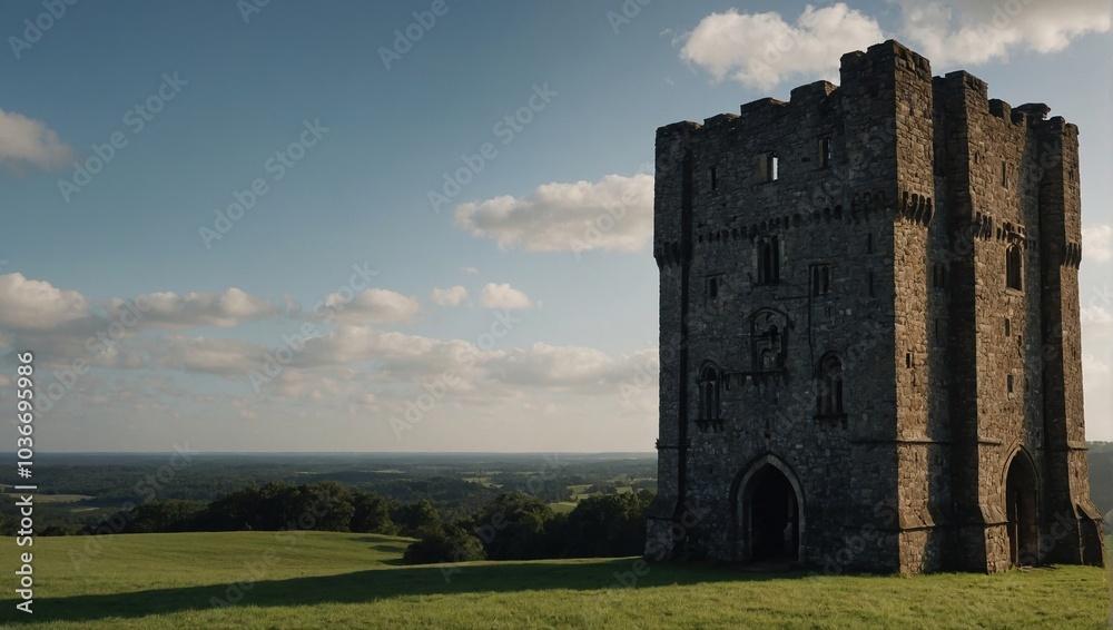 The archer tower serves as a lookout for intruders The archer tower serves as a lookout for intruders