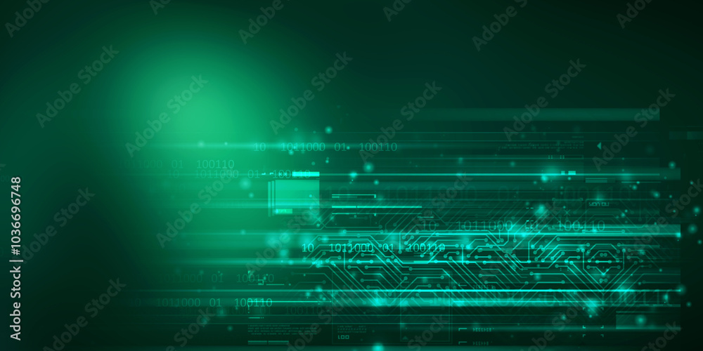 2d illustration Abstract futuristic electronic circuit technology background 2d illustration Abstract futuristic electronic circuit technology background