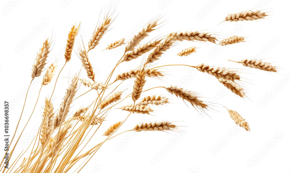 hulled wheat on transparent background hulled wheat on transparent background