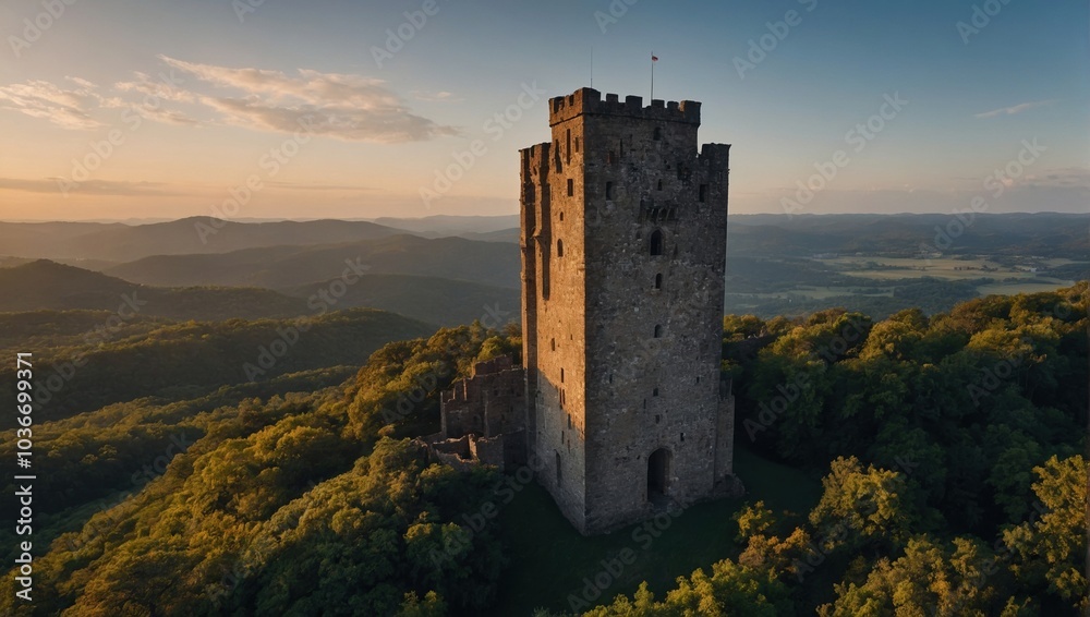 The archer tower showcases the artistry of local craftsmen and builders The archer tower showcases the artistry of local craftsmen and builders