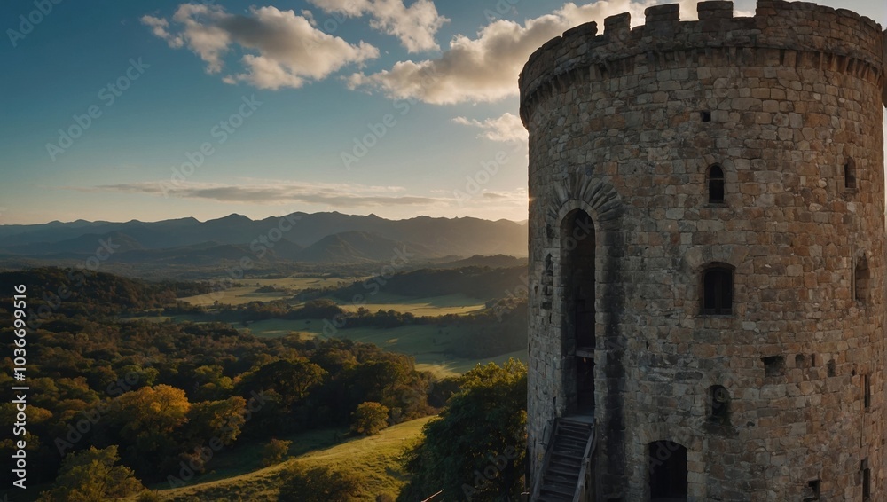 The archer tower showcases the beauty of ancient craftsmanship The archer tower showcases the beauty of ancient craftsmanship