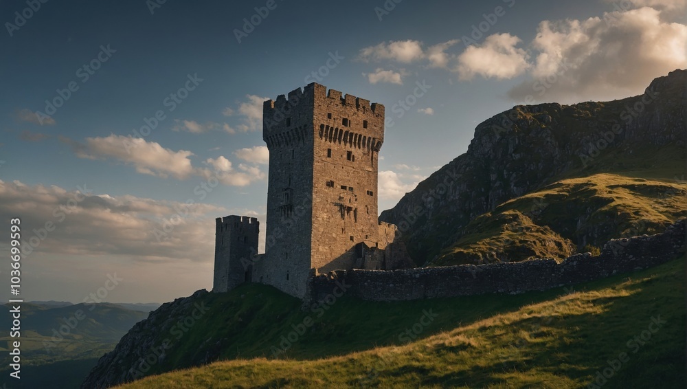 The archer tower showcases the beauty of craftsmanship The archer tower showcases the beauty of craftsmanship