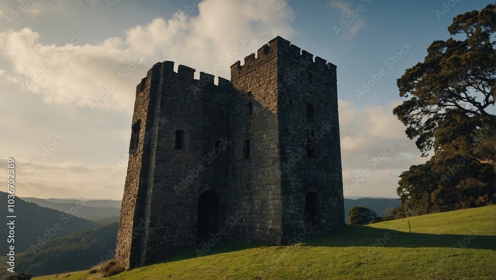 The archer tower stands as a symbol of unity and strength The archer tower stands as a symbol of unity and strength