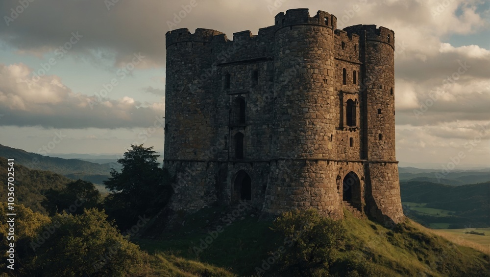 The archer tower stands as a testament to a rich historical legacy The archer tower stands as a testament to a rich historical legacy