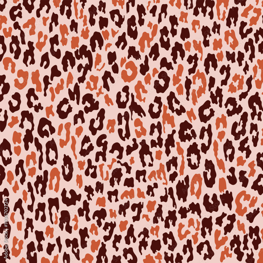 Halloween Day leopard pattern seamless background and printing or home decorate and more.