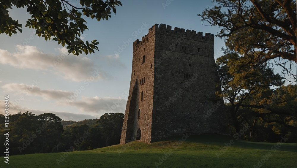 The archer tower stands as a tribute to the craftsmanship of builders The archer tower stands as a tribute to the craftsmanship of builders