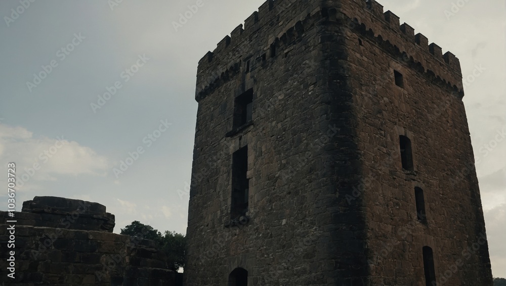 The archer tower stands as a tribute to the craftsmanship of skilled builders The archer tower stands as a tribute to the craftsmanship of skilled builders