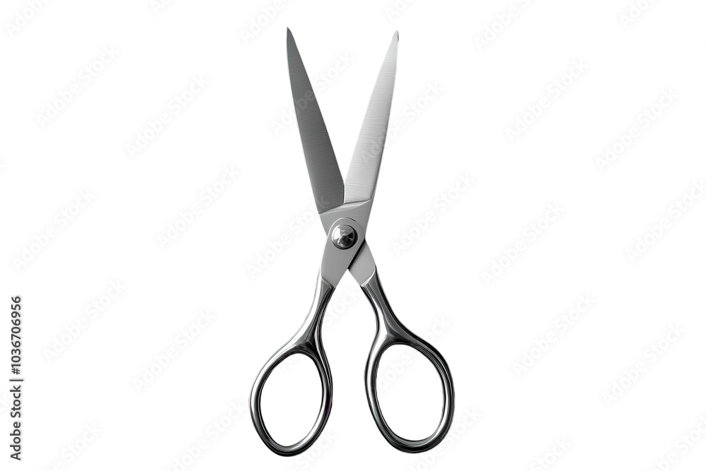 High-Quality Scissors Isolated on a Transparent Background Perfect for Graphic Design and Marketing Uses