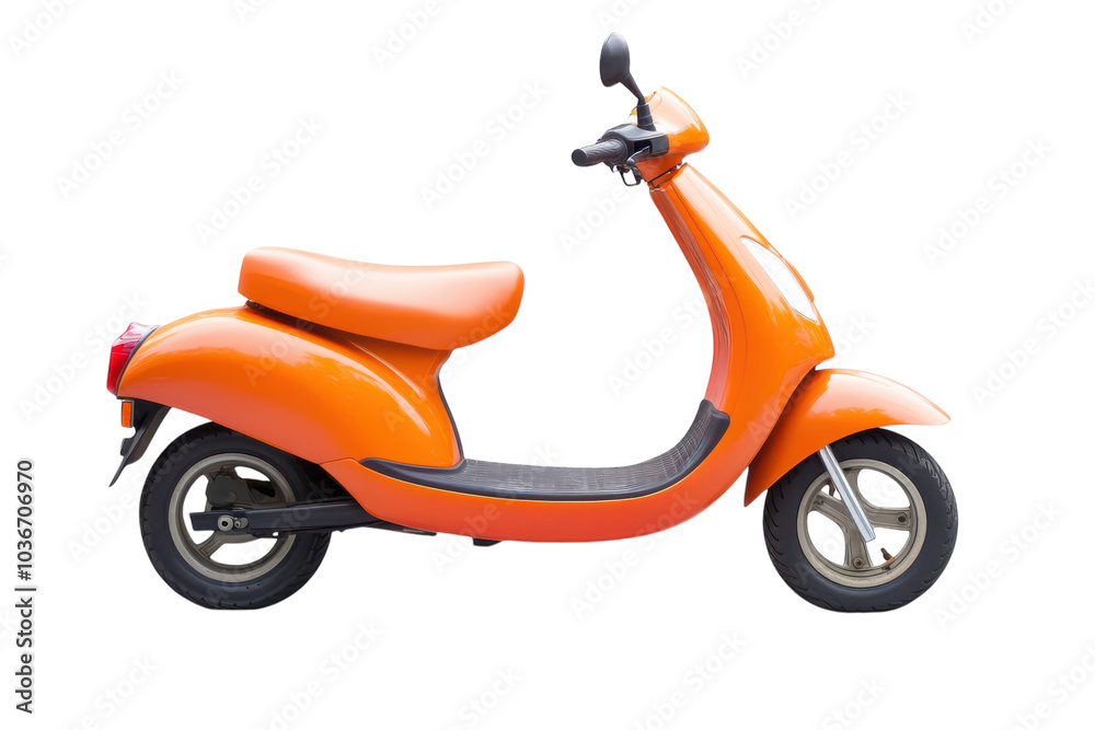 Stylish Scooter Isolated on a transparent Background Ideal for Modern Transport and Lifestyle Promotions Stylish Scooter Isolated on a transparent Background Ideal for Modern Transport and Lifestyle Promotions
