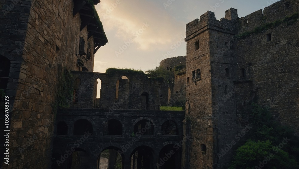 The archer tower stands proud, offering panoramic views of the landscape The archer tower stands proud, offering panoramic views of the landscape