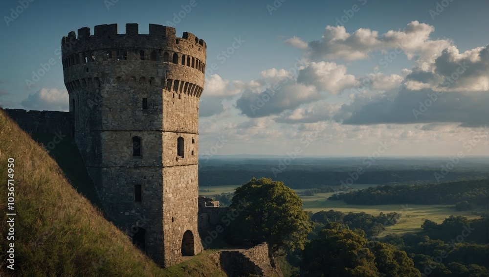 The archer tower stands strong against the elements, a true testament to its design The archer tower stands strong against the elements, a true testament to its design