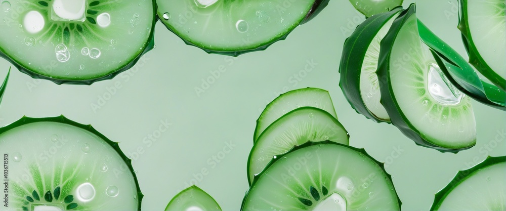 abstract cucumber banner abstract cucumber banner