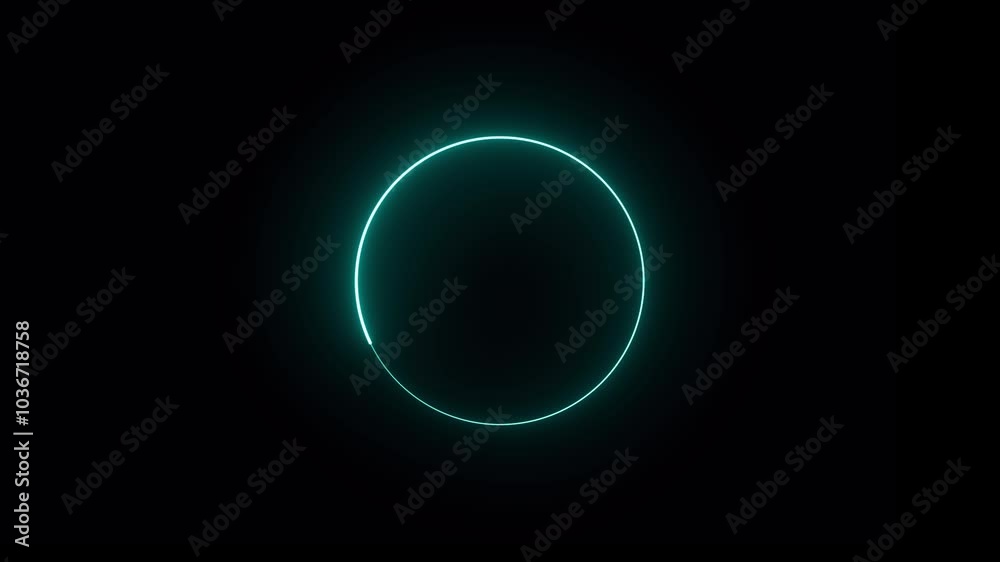 Neon light circle frame loading icon background animation in retro style 4k video animation. Abstract beautiful colorful neon circle frame loading icon on black background. Neon light circle frame loading icon background animation in retro style 4k video animation. Abstract beautiful colorful neon circle frame loading icon on black background.