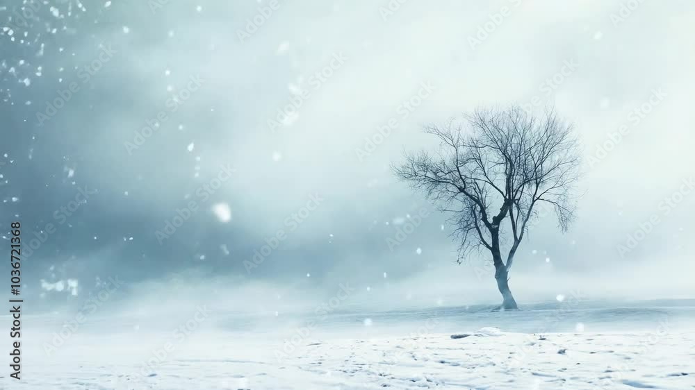winter landscape with tree and snow winter landscape with tree and snow
