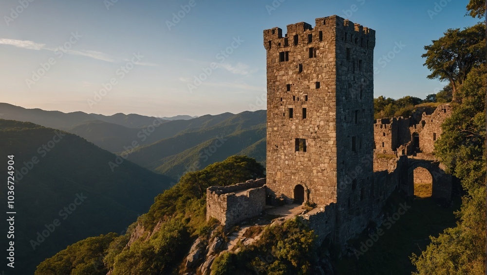 The archer tower tells tales of forgotten times The archer tower tells tales of forgotten times