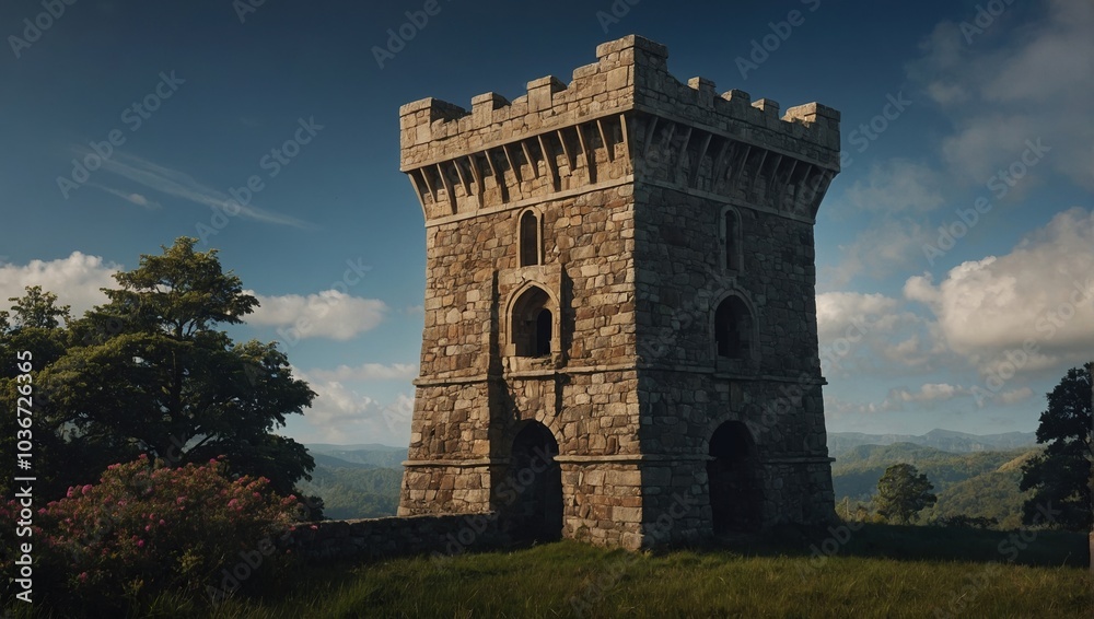 The archer tower whispers stories of ancient civilizations echoing through time The archer tower whispers stories of ancient civilizations echoing through time