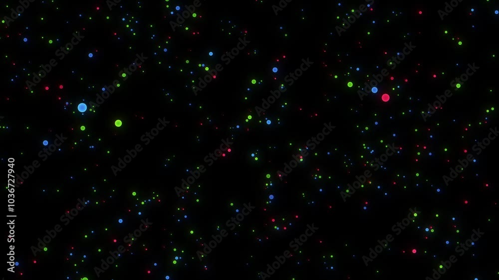 4K colorful particle background with small dust circles, Halloween-themed designs video clip, spooky event invitations, or magical holiday promotions motion element 4K colorful particle background with small dust circles, Halloween-themed designs video clip, spooky event invitations, or magical holiday promotions motion element