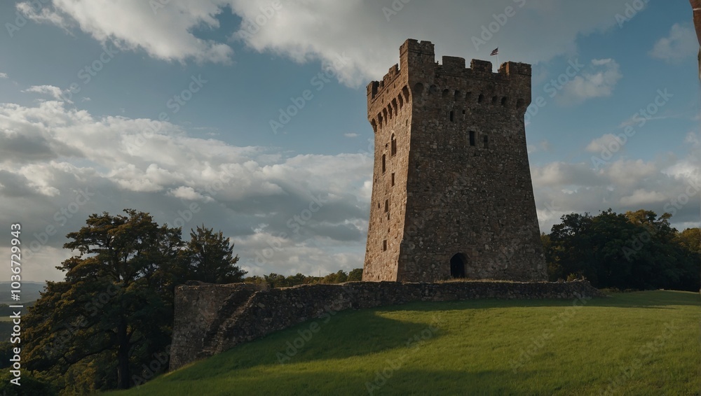 The archer tower's history is woven into the fabric of the local community The archer tower's history is woven into the fabric of the local community