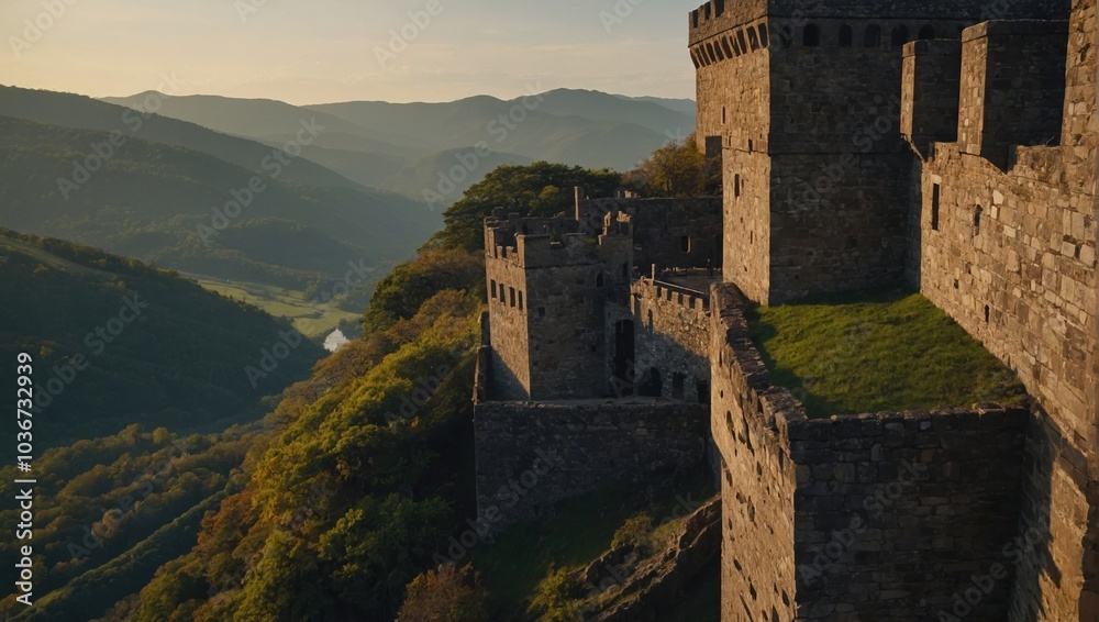 The enchanting archer tower overlooks the valley, inspiring tales of adventure The enchanting archer tower overlooks the valley, inspiring tales of adventure