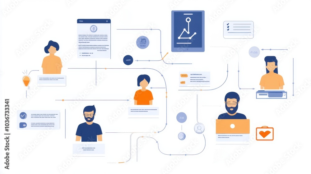 Customer journey: Visual map of a customer journey, from awareness to conversion Customer journey: Visual map of a customer journey, from awareness to conversion