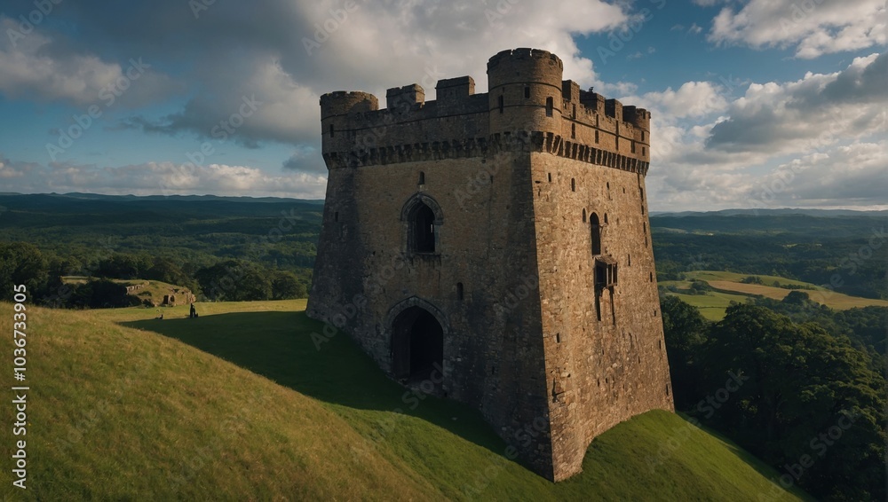 The stone walls of an ancient archer tower tell stories of battles fought and heroes made The stone walls of an ancient archer tower tell stories of battles fought and heroes made