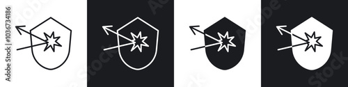 Protection from attack icon