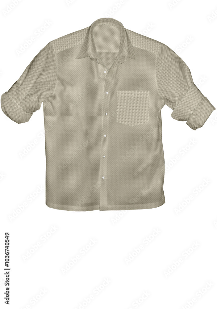 3d illustration autumn season men casual shirt with cotton material soft finishing. 3d illustration autumn season men casual shirt with cotton material soft finishing.