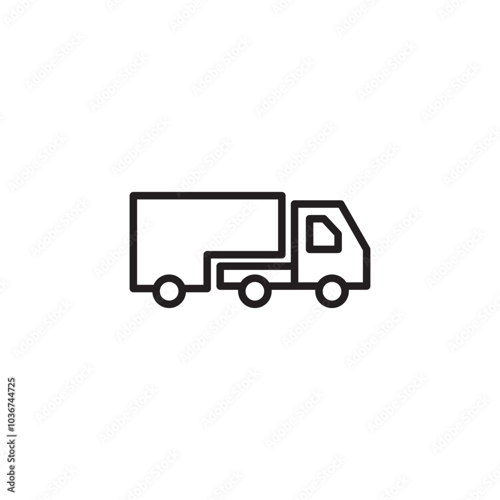 A line drawing of a delivery truck with a trailer, ready for long-haul transport. Hitting the highway! A clean line drawing captures the essence of a semi-truck, ready for a long journey. Editable ico A line drawing of a delivery truck with a trailer, ready for long-haul transport. Hitting the highway! A clean line drawing captures the essence of a semi-truck, ready for a long journey. Editable ico