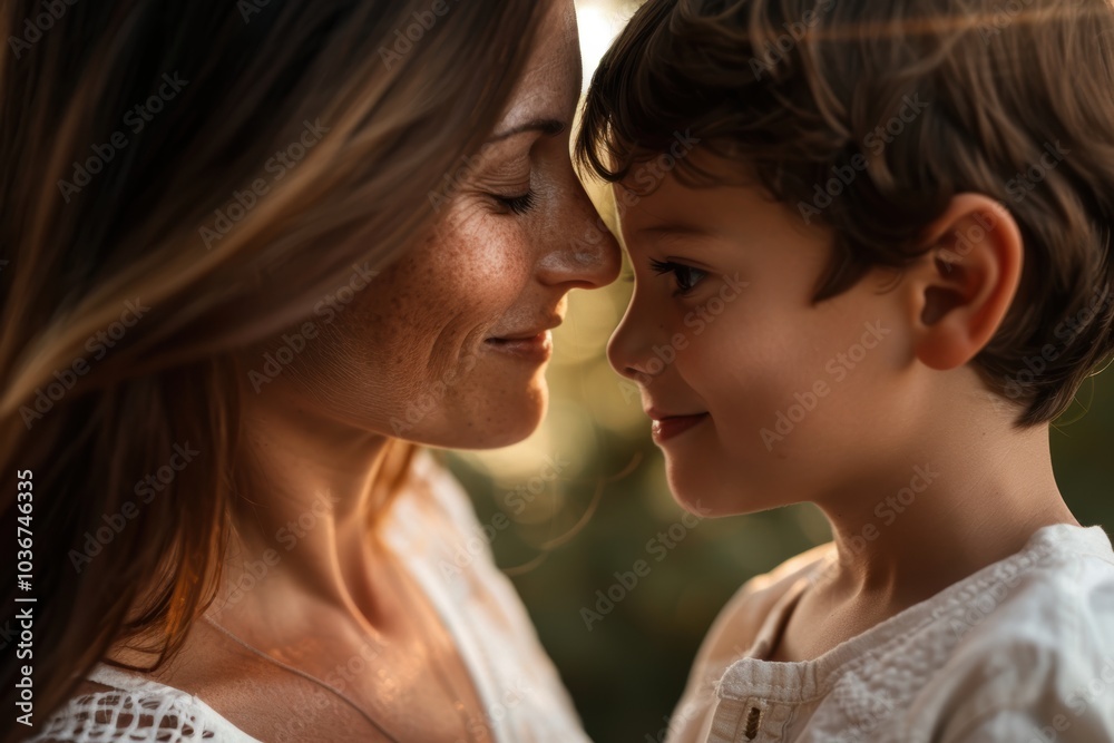 Joyful moments of a grandmother and her grandchild enjoying quality time in a natural setting, sharing smiles and laughter together Joyful moments of a grandmother and her grandchild enjoying quality time in a natural setting, sharing smiles and laughter together
