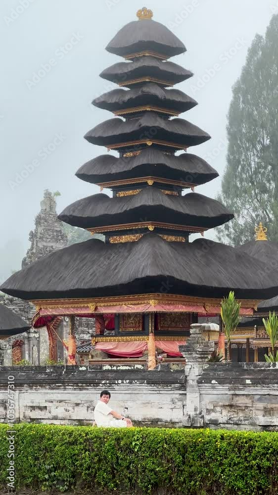 Hindu statue temple in Bali, Indonesia