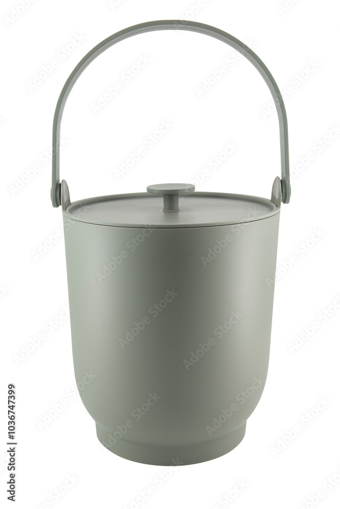 plastic bucket isolated on white background plastic bucket isolated on white background